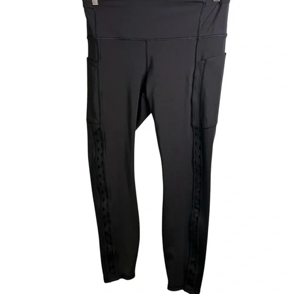 Athleta | Black Ultimate Stash Craft 7/8 Tight with Pockets | Sz L - Picture 1 of 8